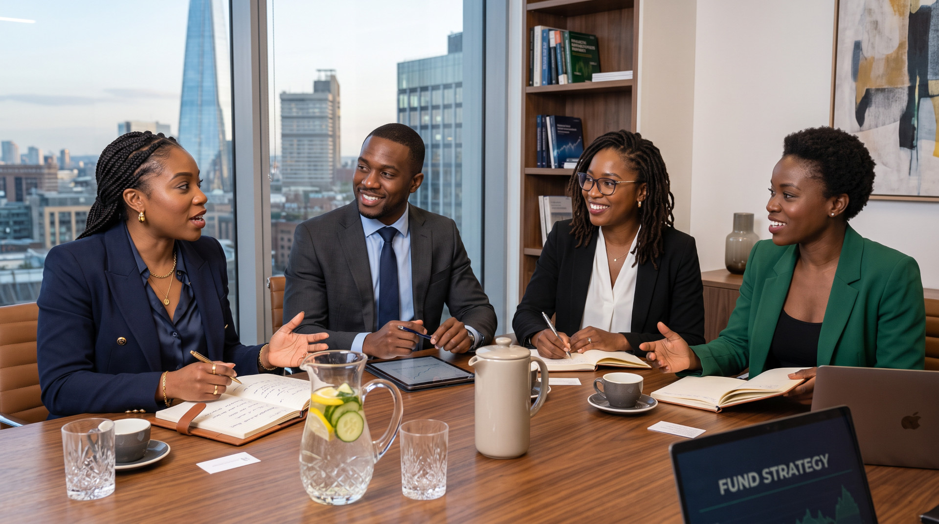 emerging fund managers sidiscussing a startup